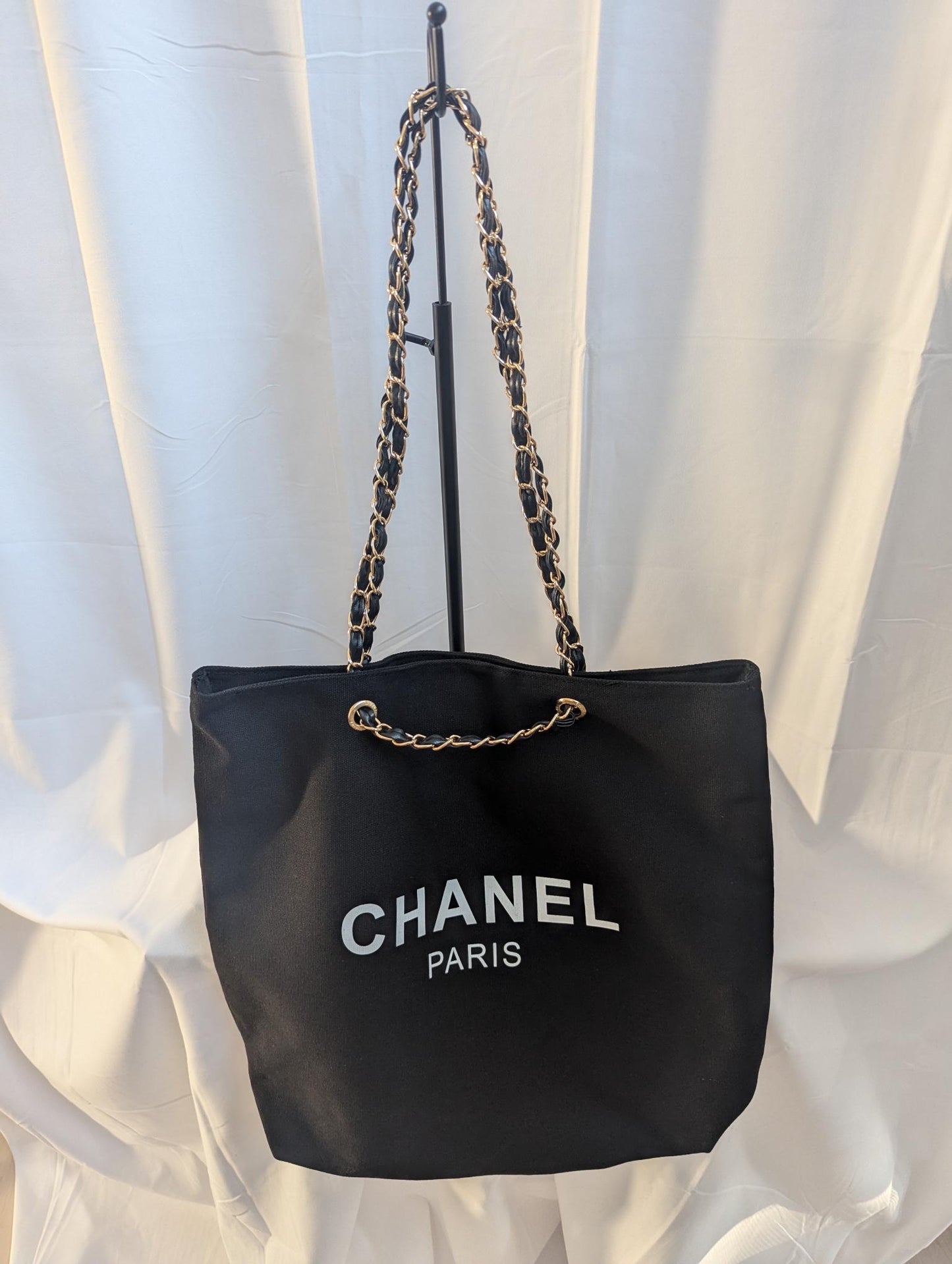 Chanel VIP Makeup Canvas Bag with Chain