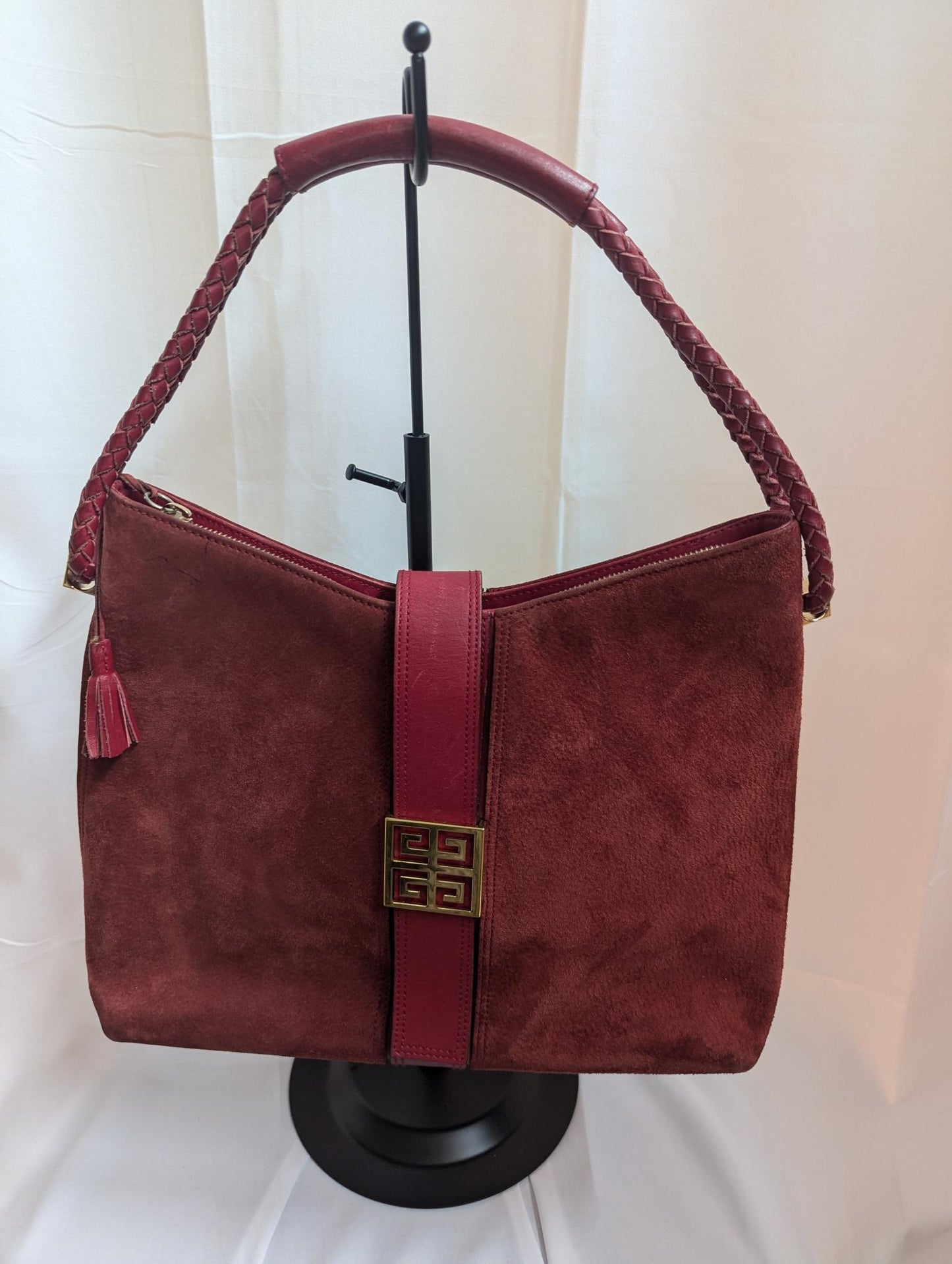Givenchy Red Suede Handbag