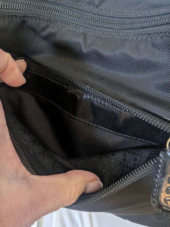 Gucci Black Bamboo Shoulder Bag