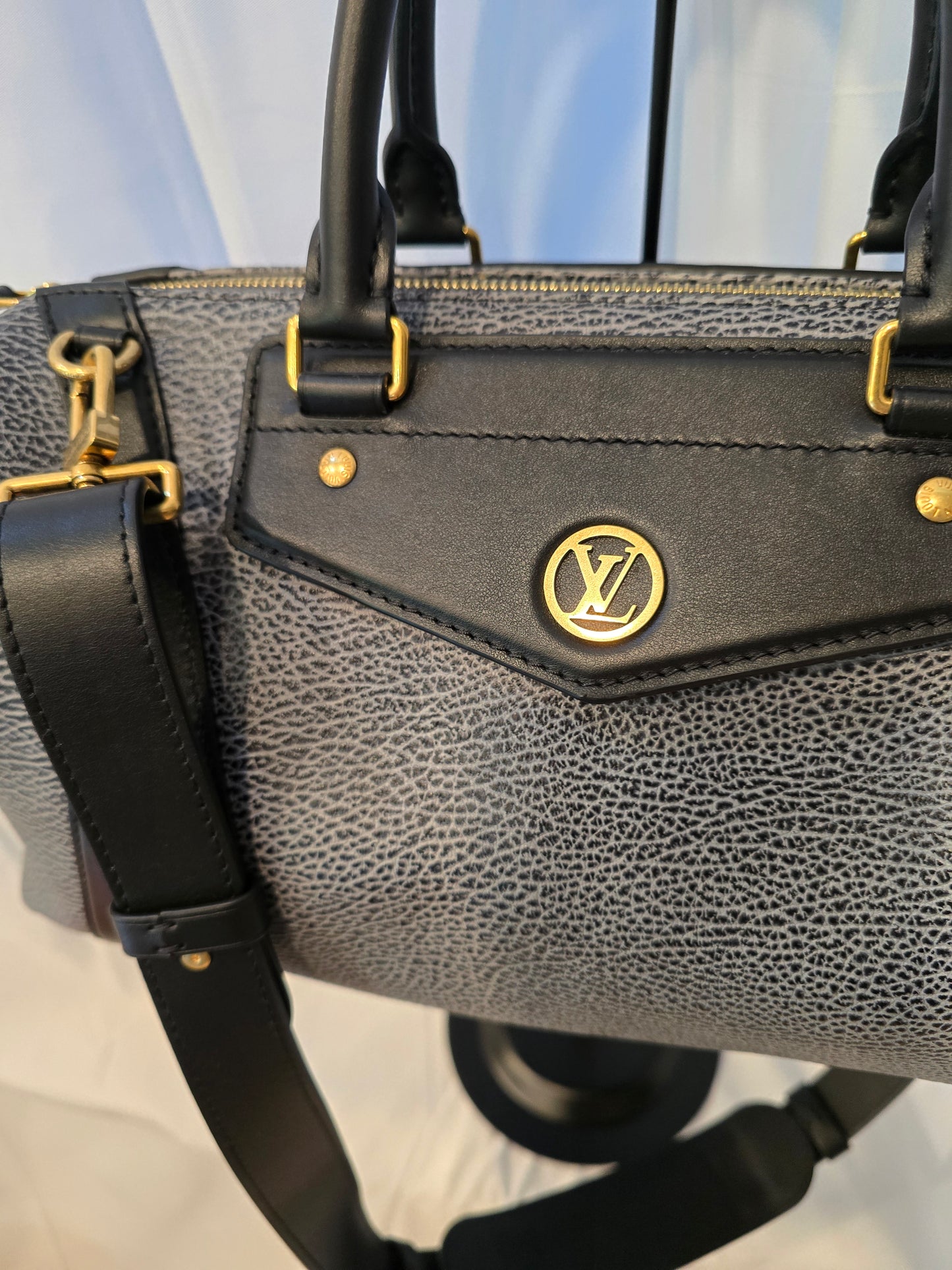 Louis Vuitton Biker MM Pixel DA.DEN (Gray/Blue Bag) - UNUSED