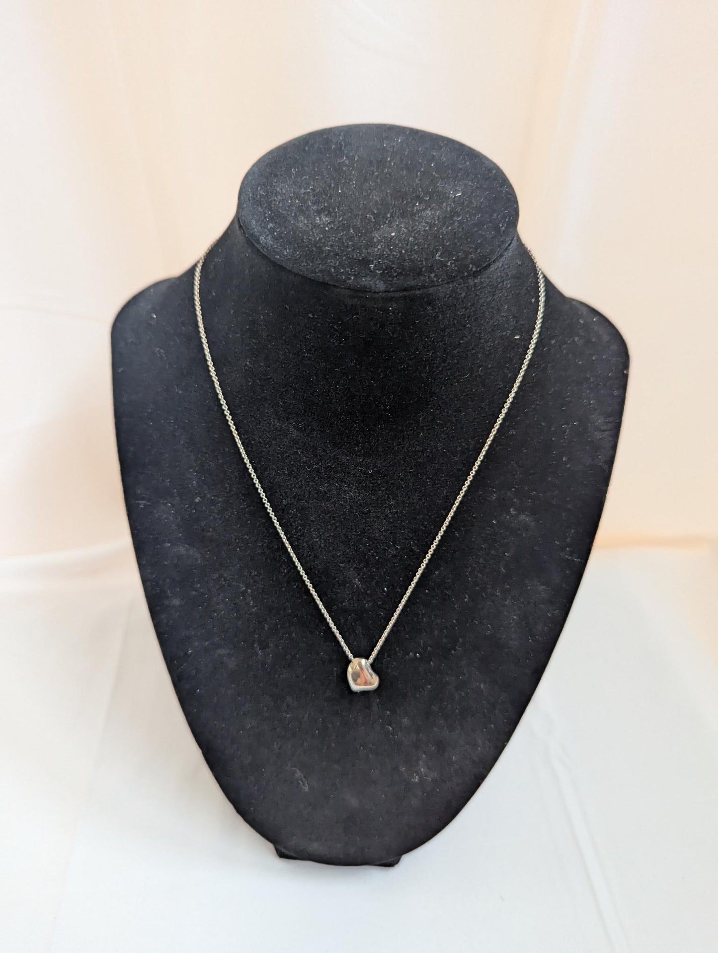 Tiffany Heart/Bean Necklace