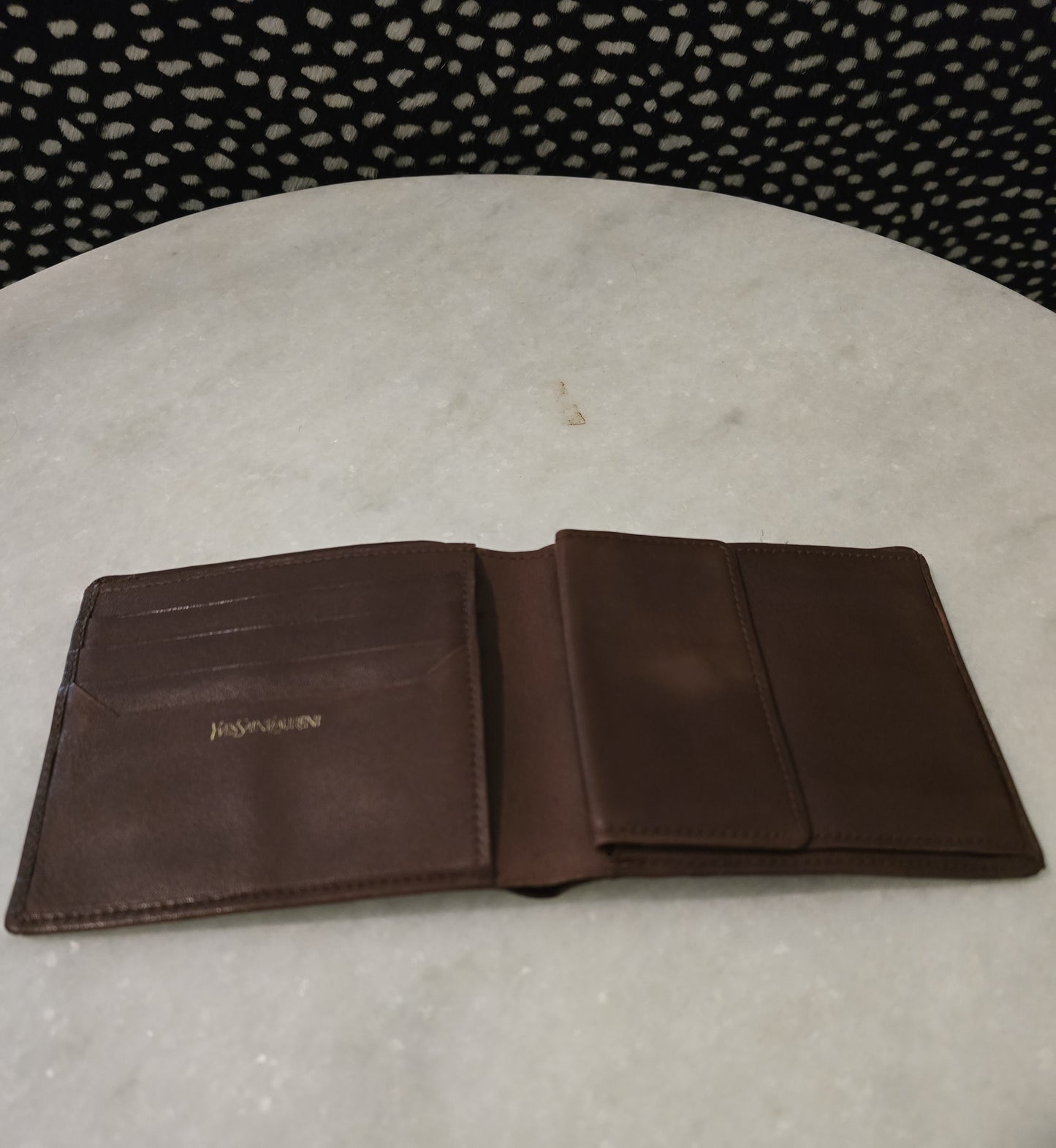 YSL Vintage Brown Men's Wallet