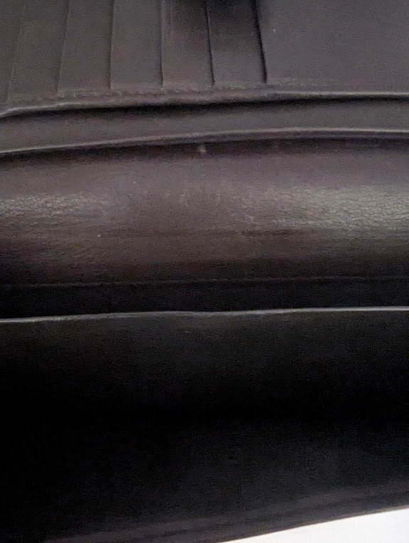 Gucci Dark Brown GG with Gold Metal Heart Wallet in Box