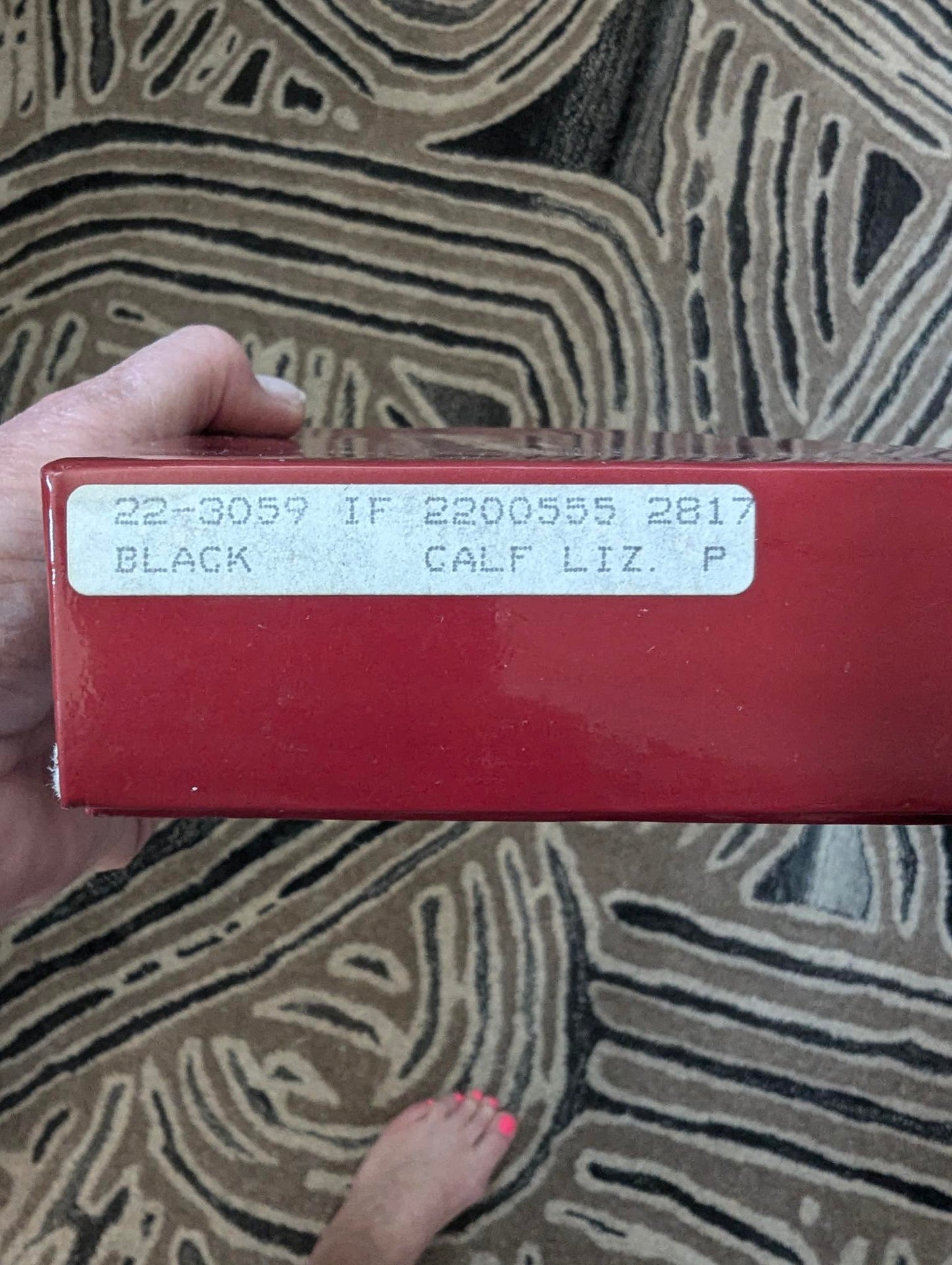 Ferragamo Black Long Wallet in Box