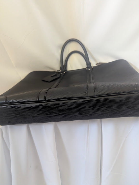 Louis Vuitton Epi Black Porte Document Voyage Business Bag