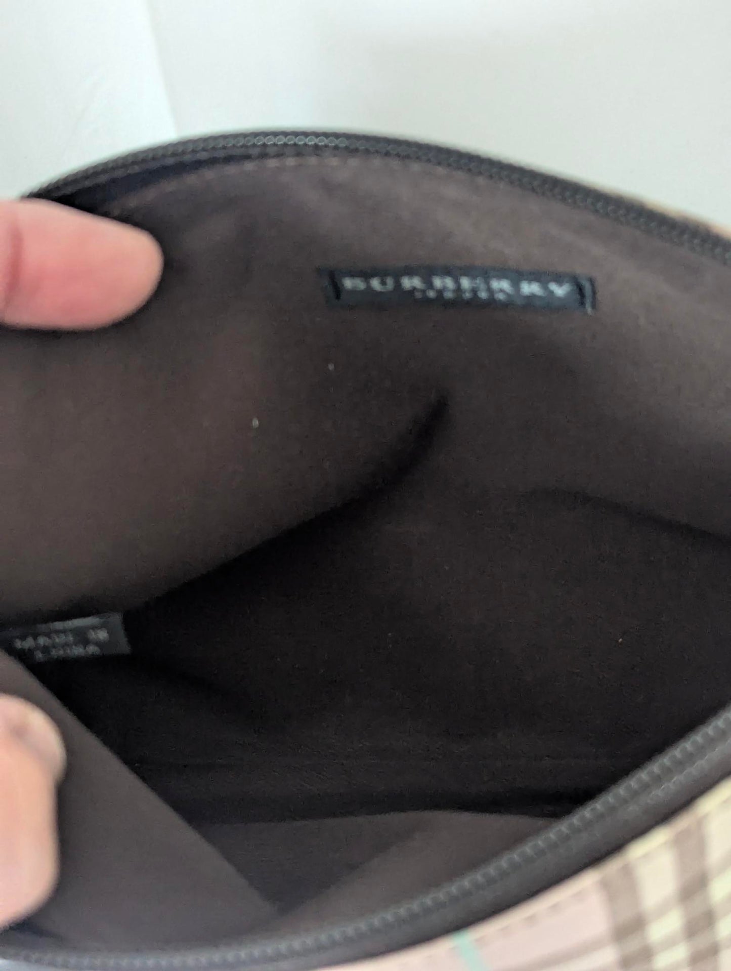 Burberry Pink House Check Pochette