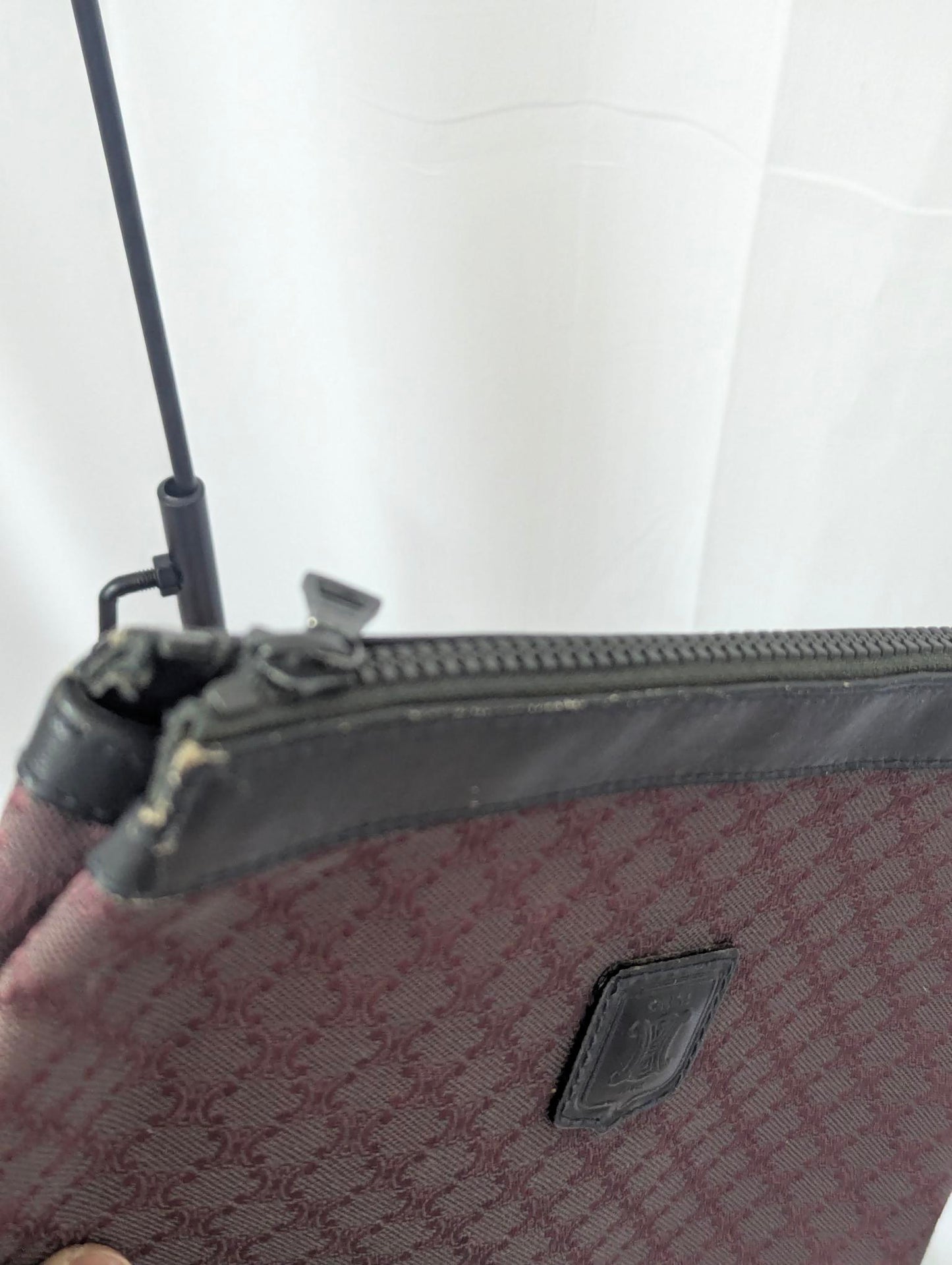 Celine Maroon Macadam Pochette