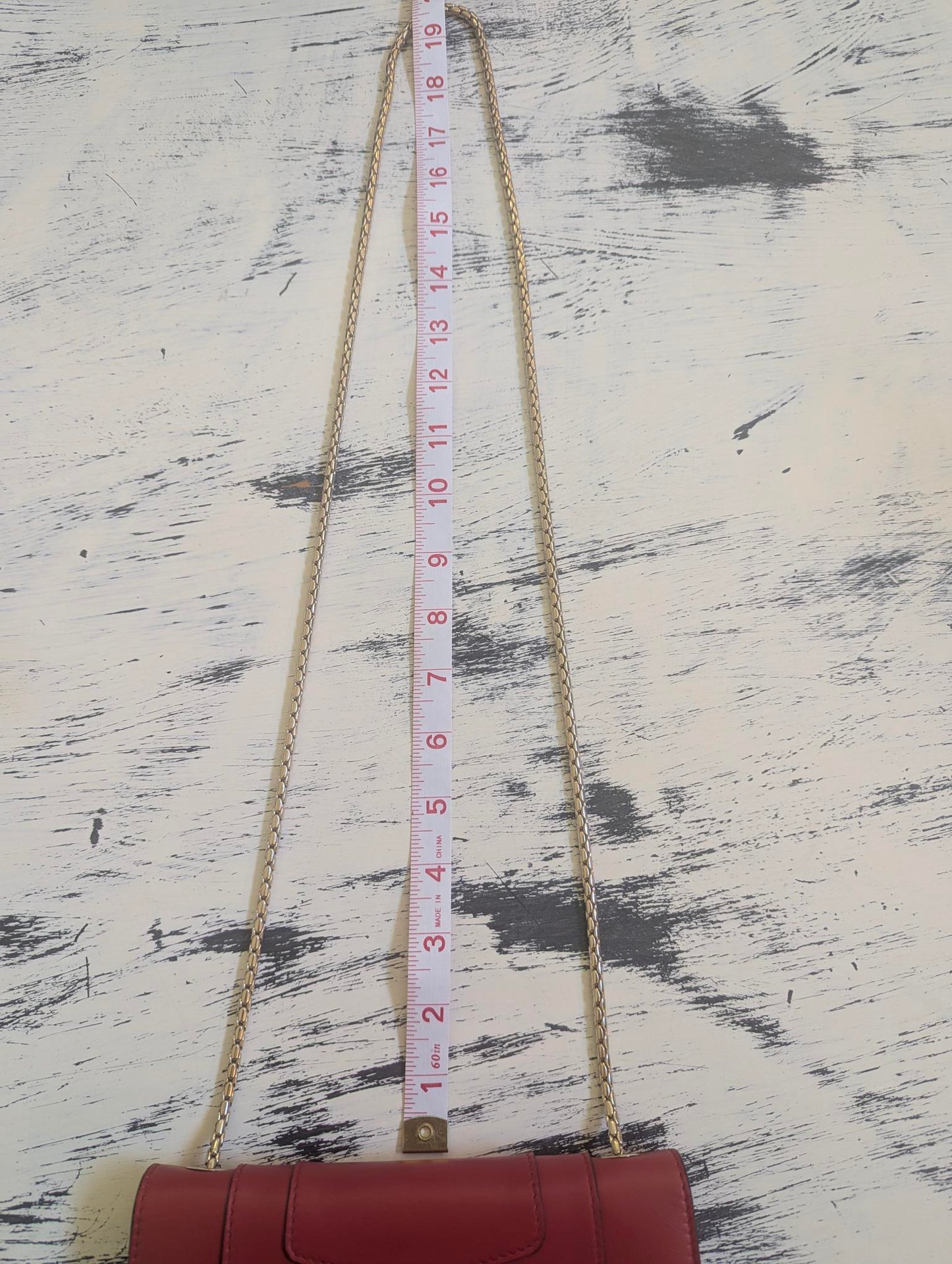 Bvlgari Serpenti Forever Red with Gold Chain Shoulder Bag