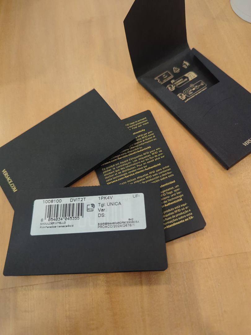 Versace La Medusa Pink Shoulder/Crossbody Bag