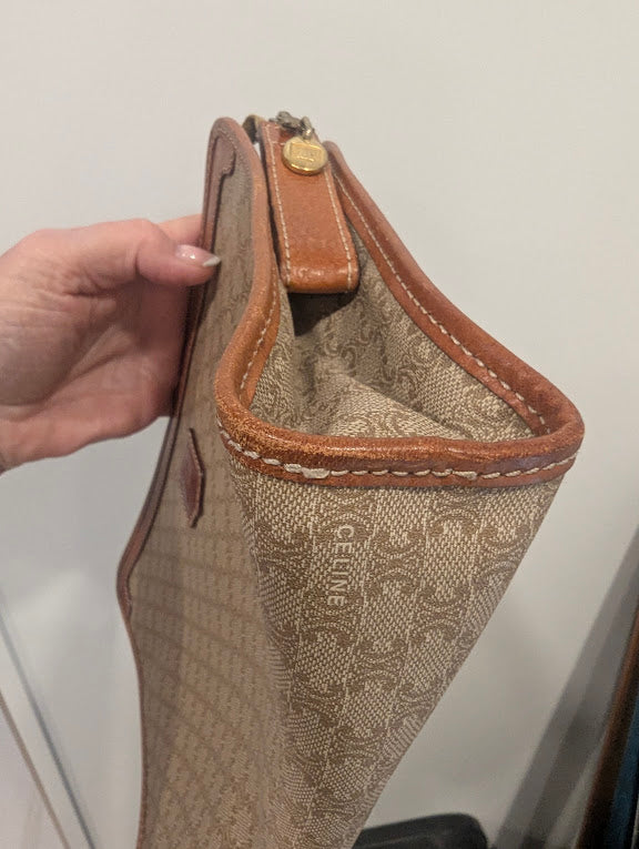 Celine Vintage Macadam Clutch