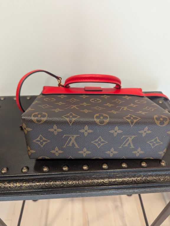Louis Vuitton Locky BB Monogram Coquelicot