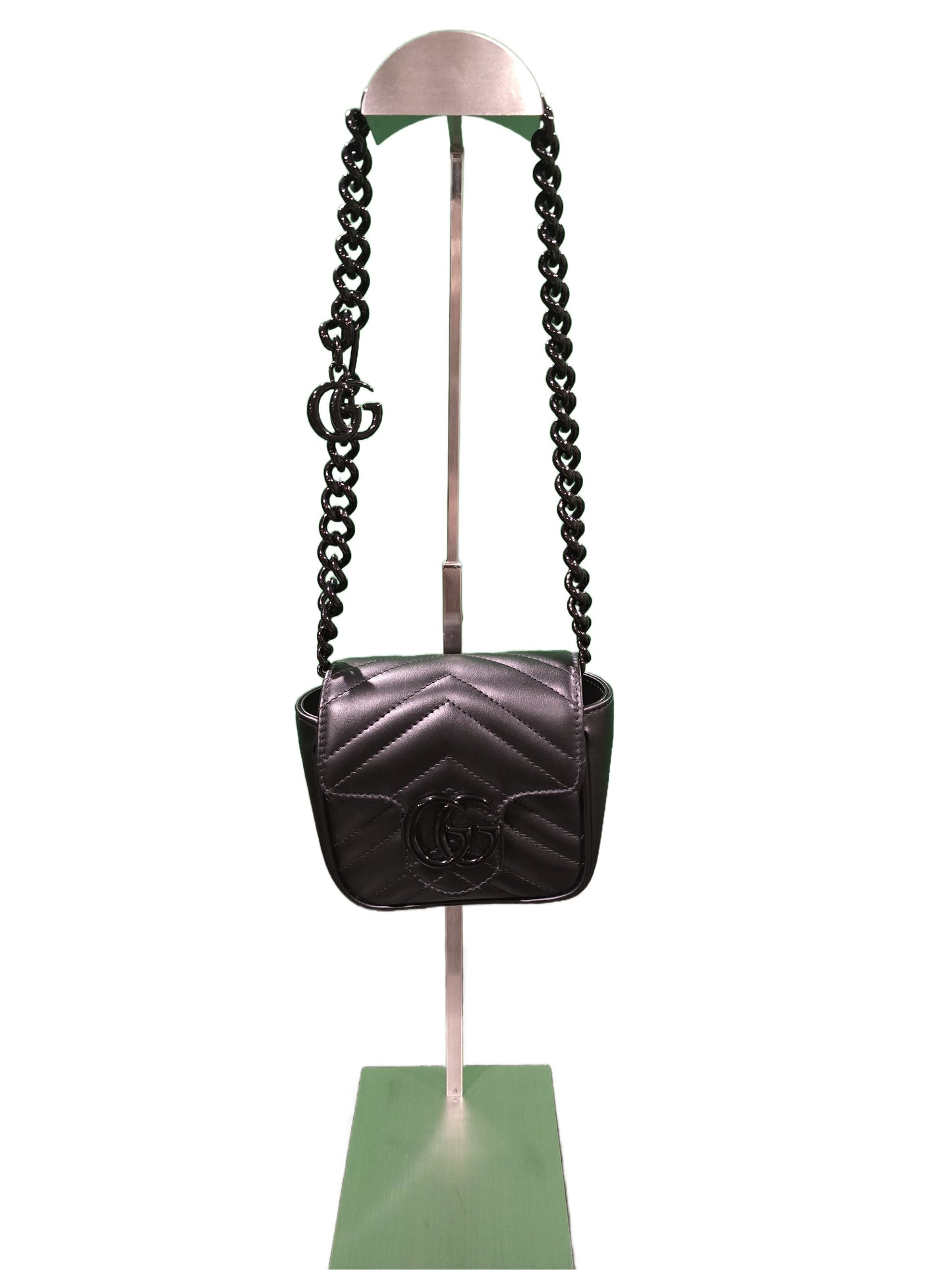 Gucci Black GG Marmont Shoulder Bag NWT