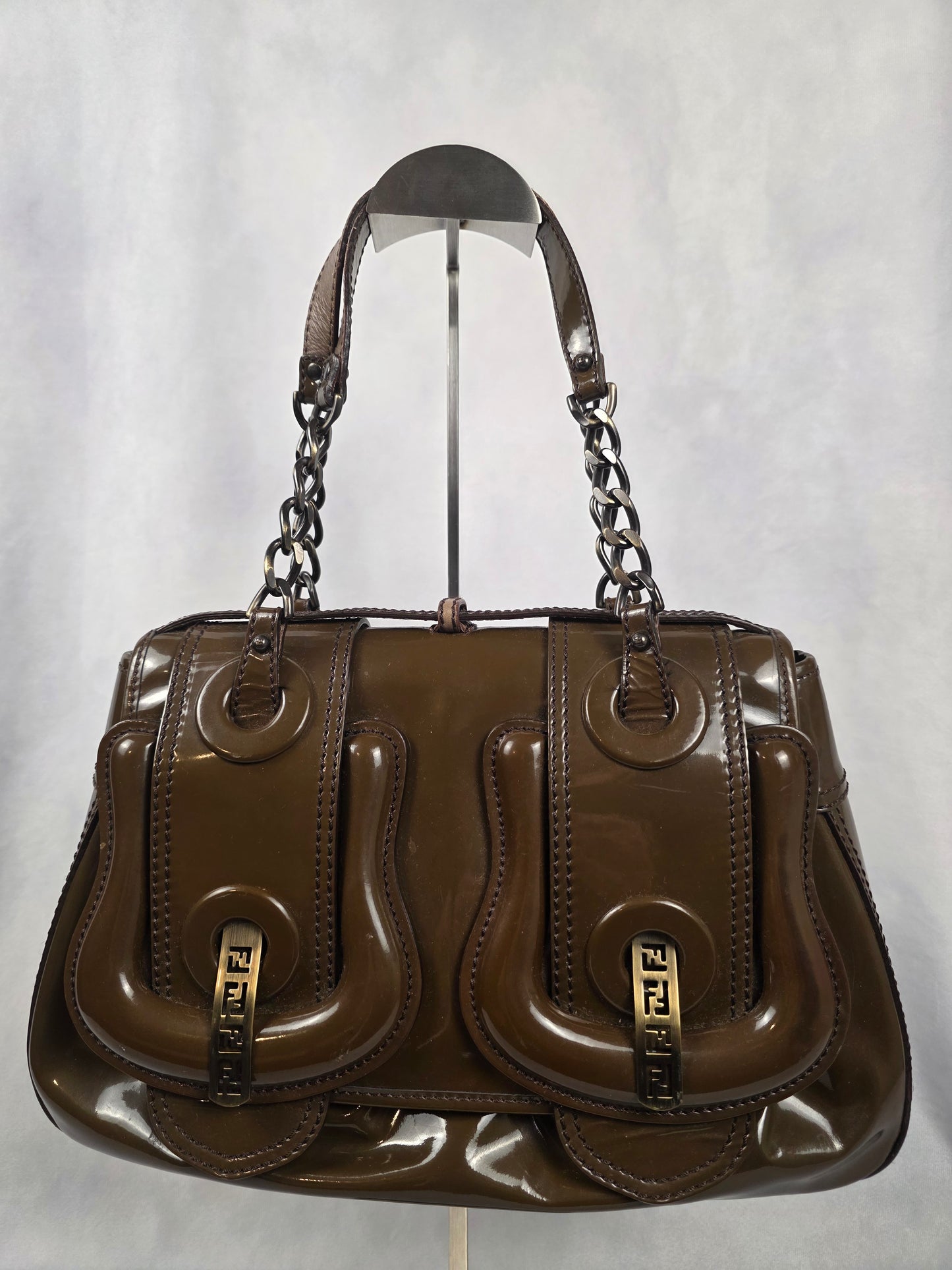 FENDI PATENT LEATHER BAG