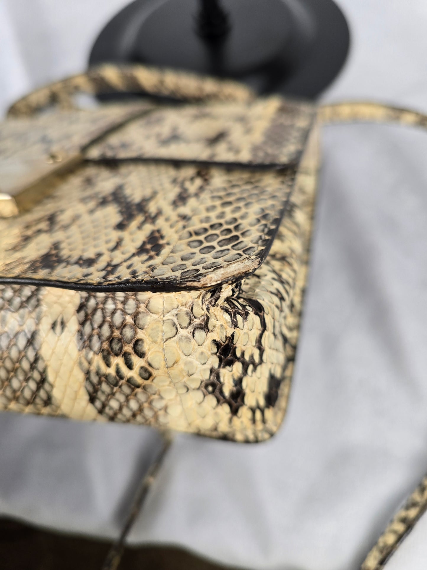 Jimmy Choo Exotic Leather Two Way Handbag