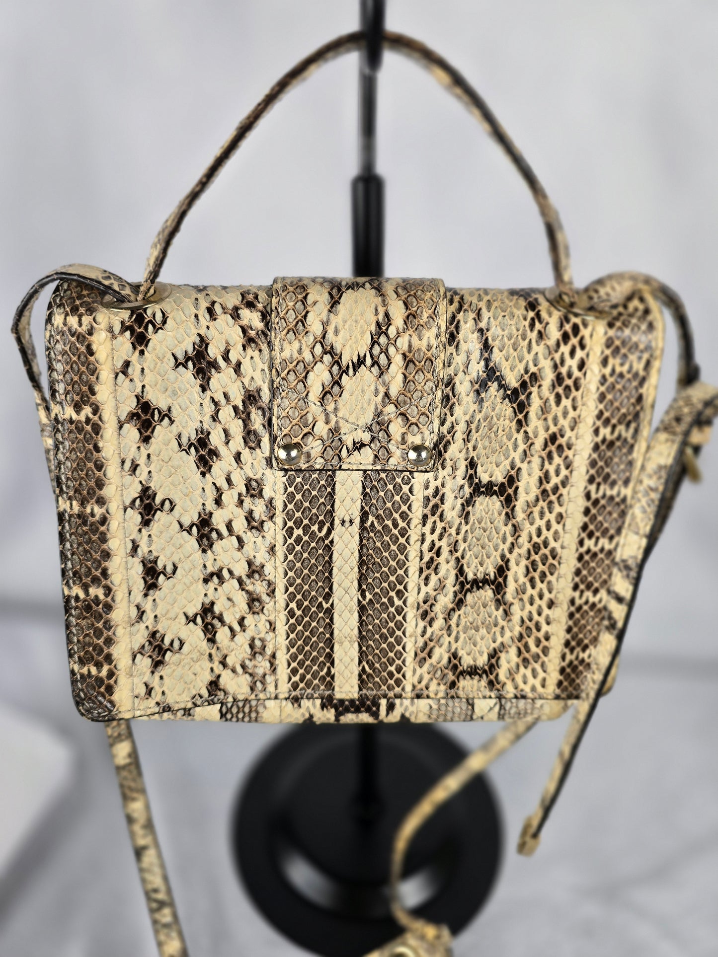Jimmy Choo Exotic Leather Two Way Handbag