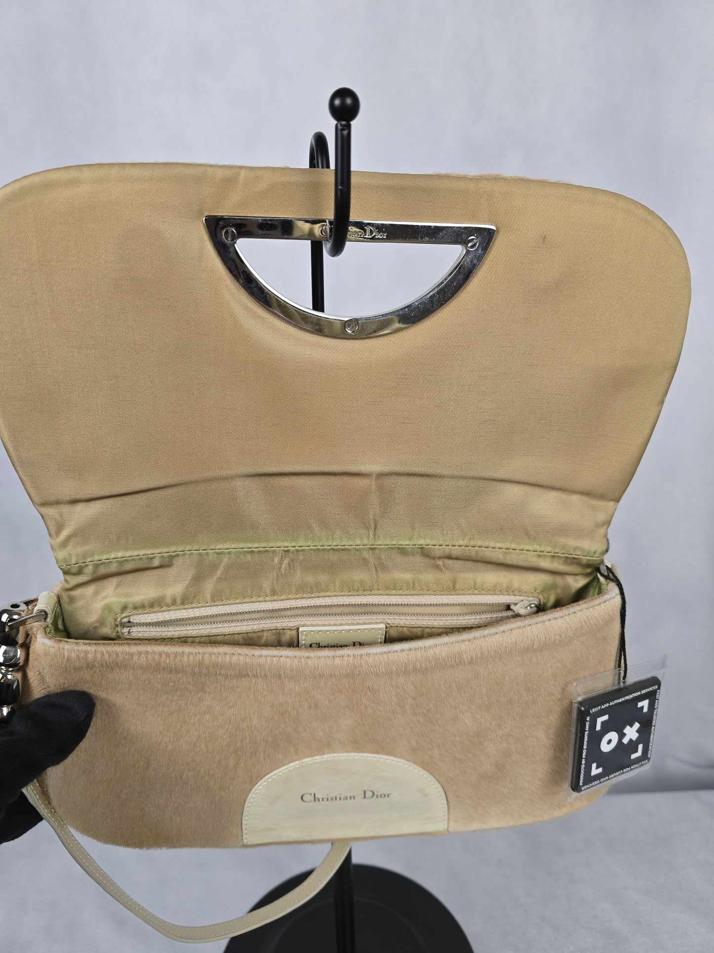 Christian Dior Ponyhair Malice Shoulder Bag