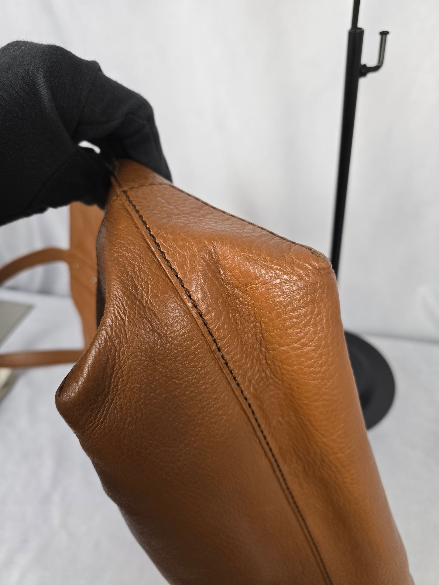 Burberry Reversible Brown/Orange Leather Tote