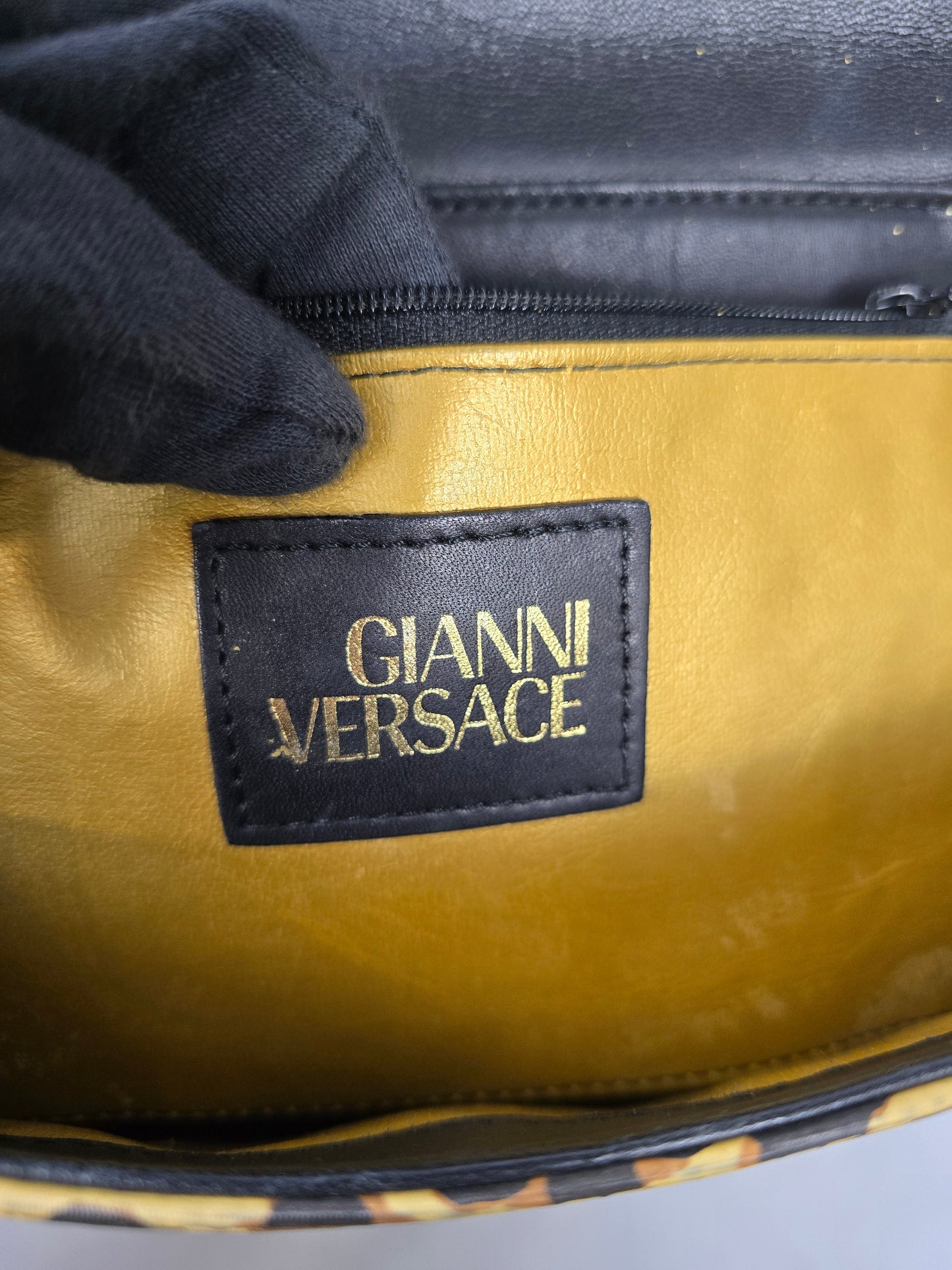 Versace Baroque Kelly Top Handle Bag