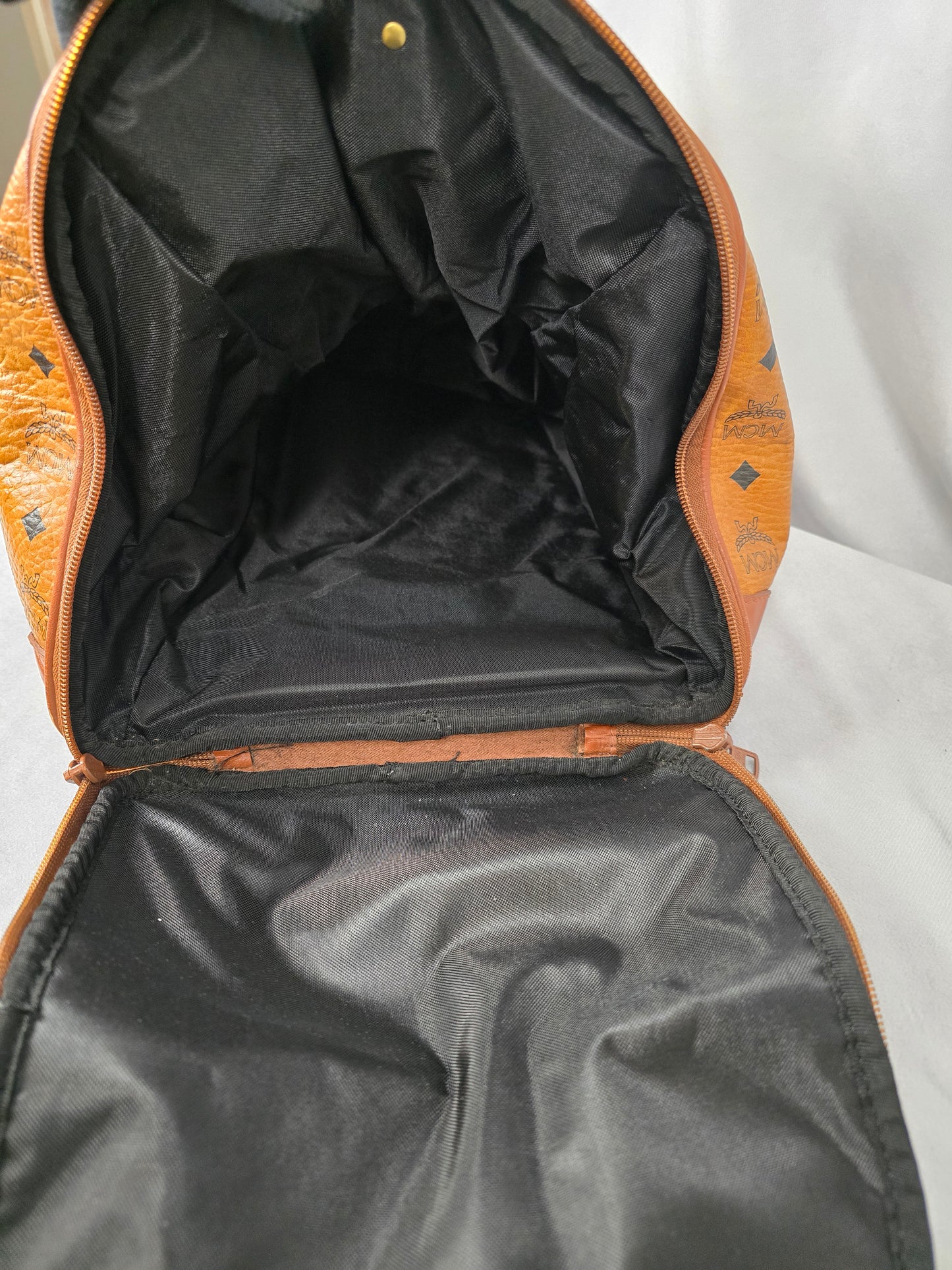 MCM Visetos Large Boston/Duffle Bag