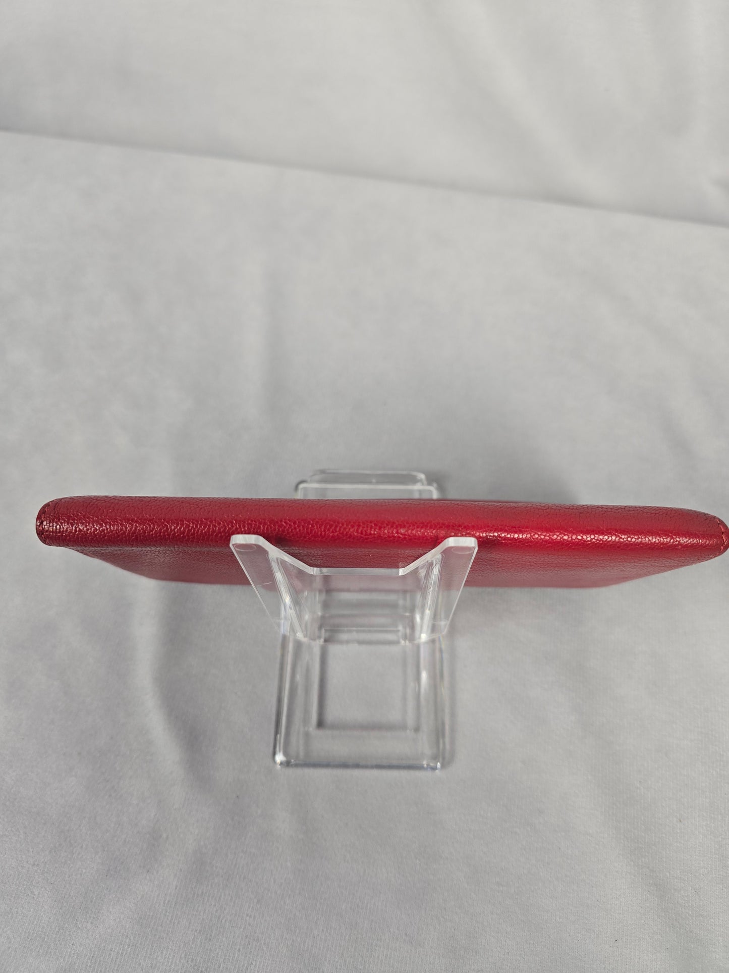 Hermes Red Leather Agenda Cover / Passport Holder