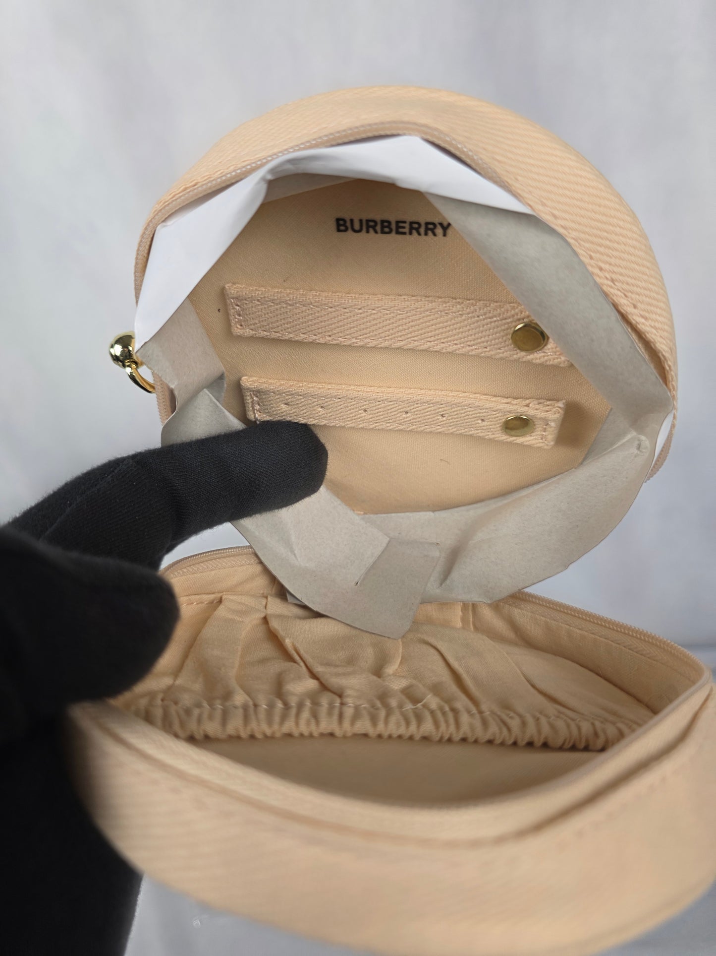 BURBERRY GODDESS CANVAS POUCH VIP GWP BAG