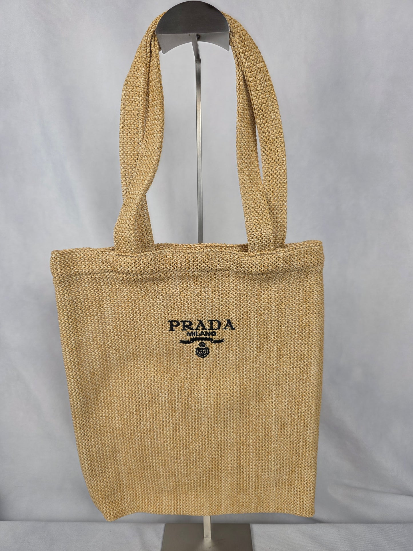 PRADA STRAW TOTE