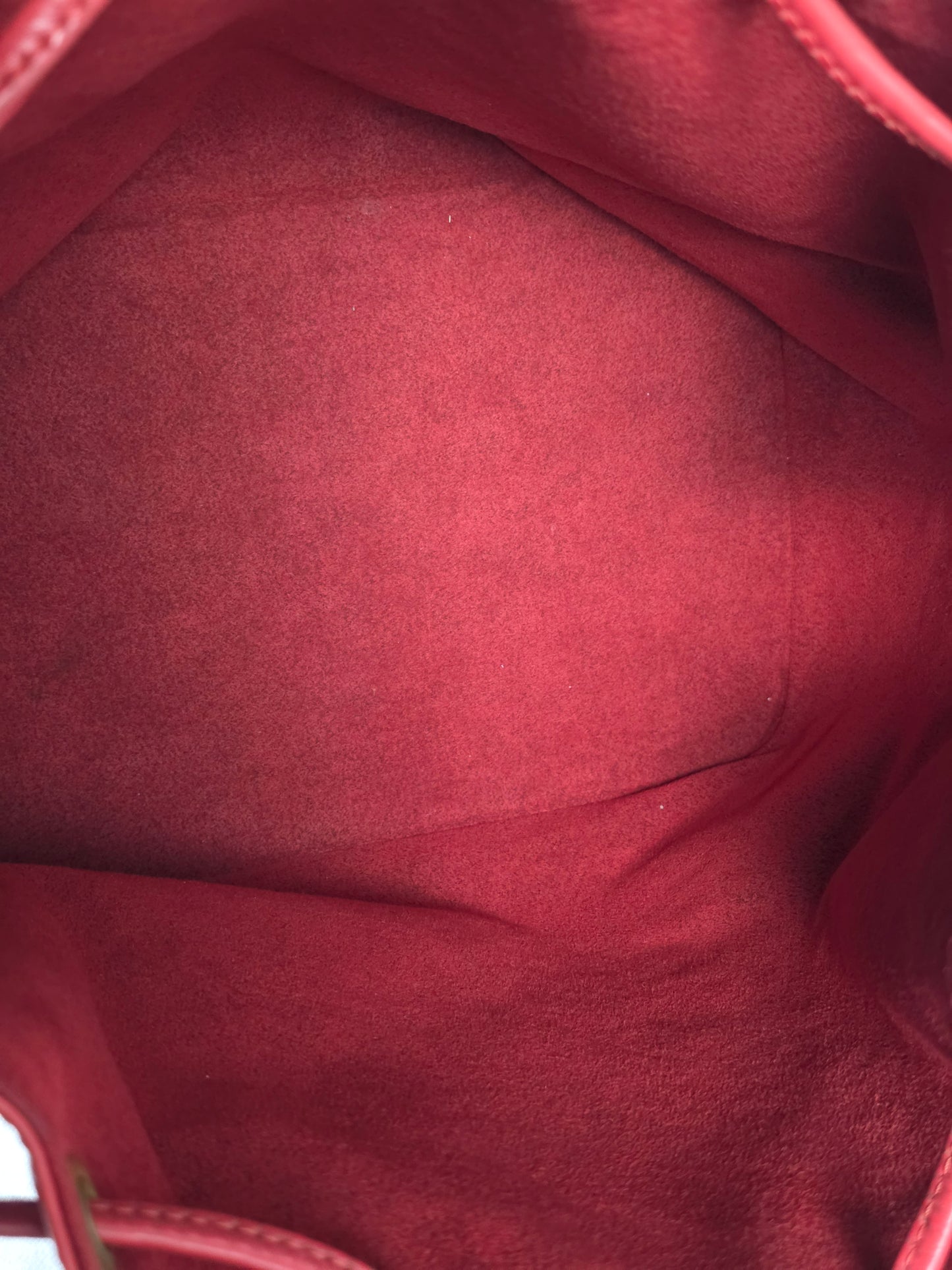 Louis Vuitton Vintage Red Epi Petit Noe Shoulder Bag