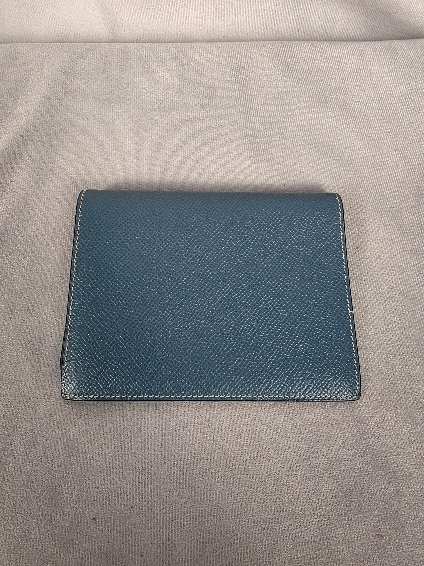 Hermes Blue Leather Agenda - Passport Holder