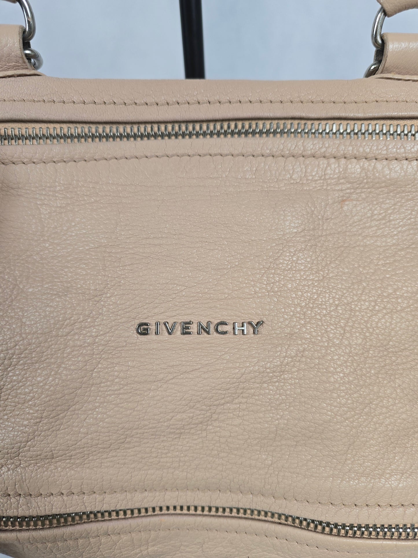 Givenchy Sugar Goatskin Pandora Pale Pink Crossbody Bag