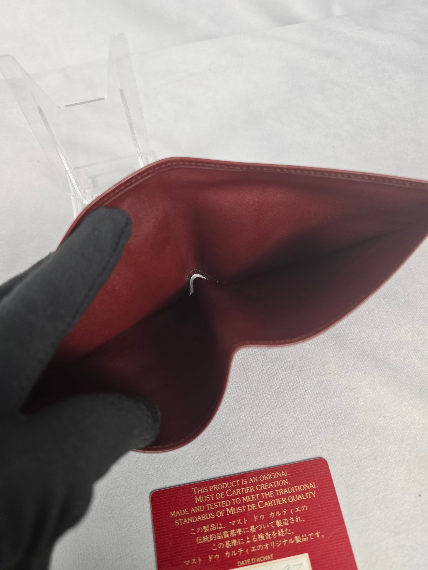 Cartier Must de Bi-Fold Wallet