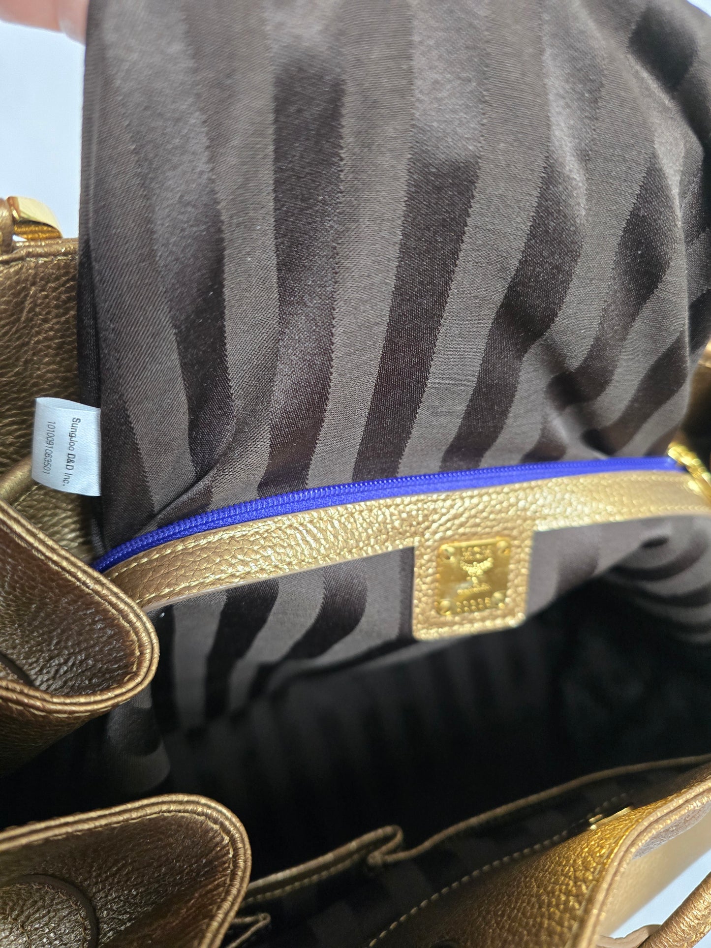 MCM Limited Edition Gold Tote