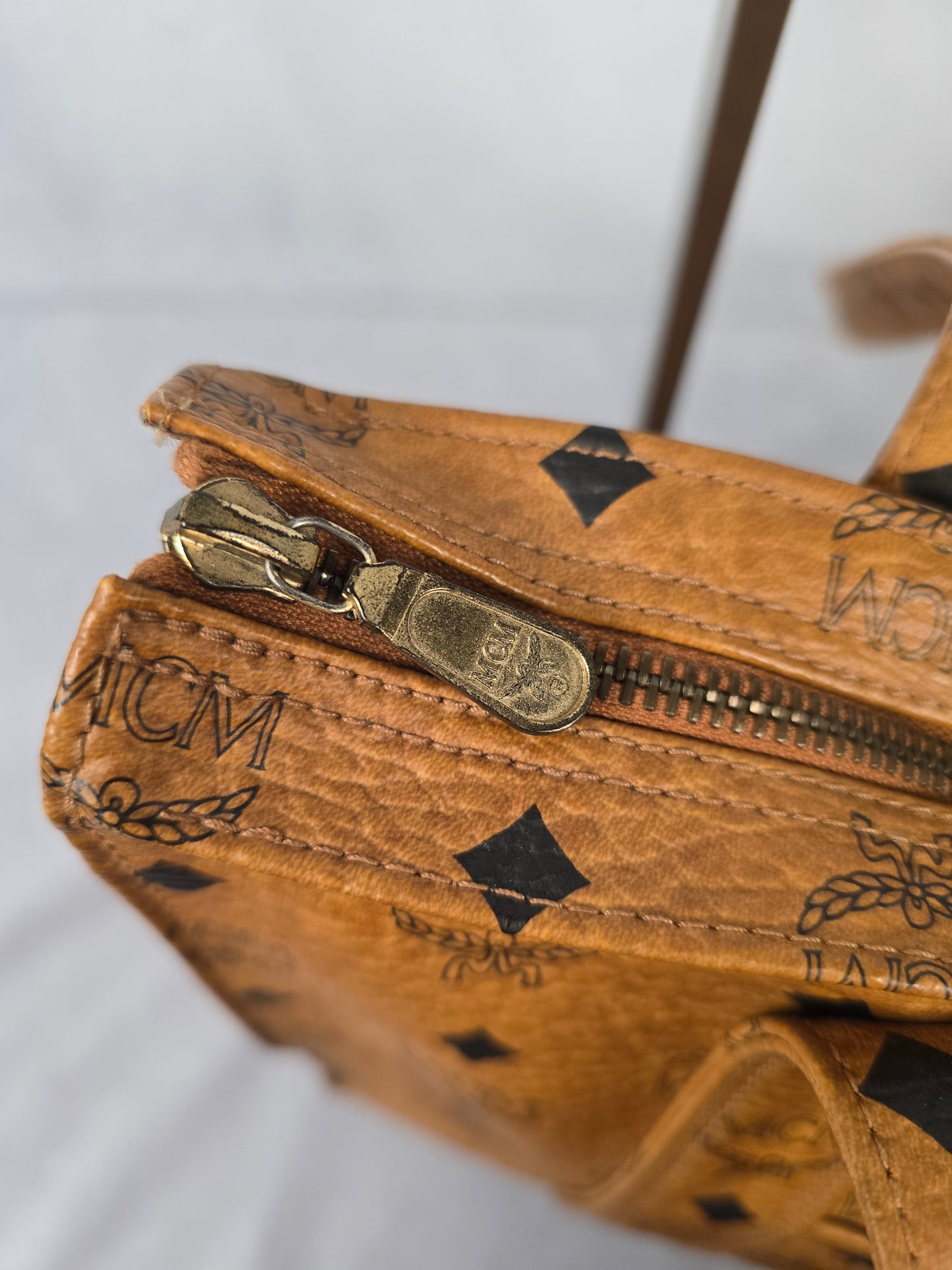 MCM Visetos Monogram Tote