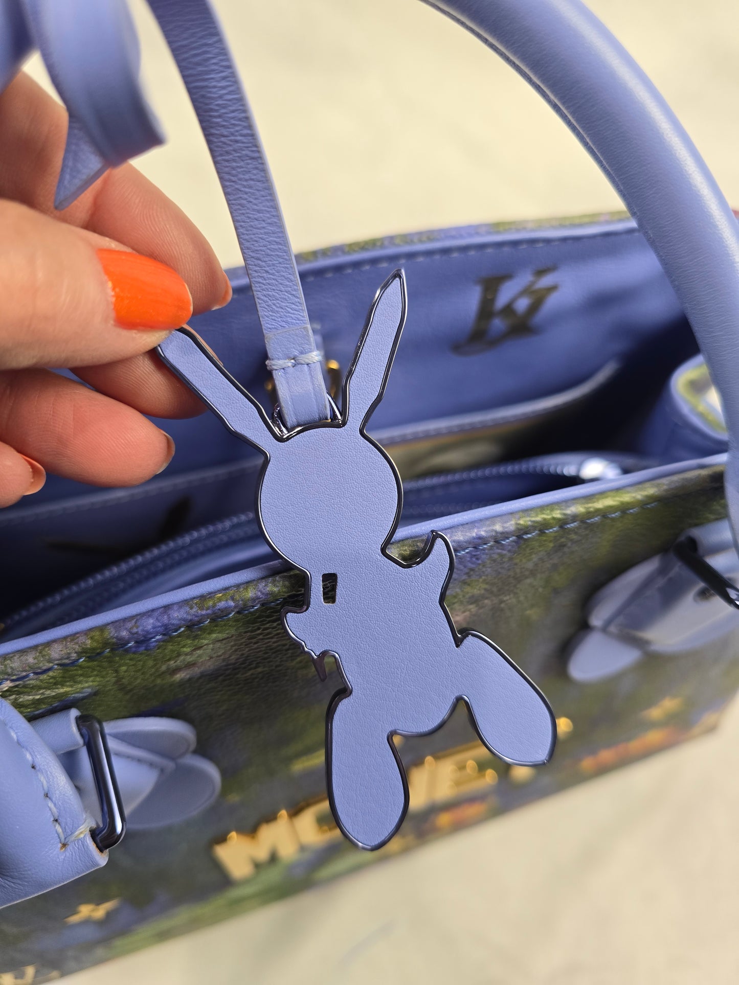 Louis Vuitton Montaigne Limited Edition Jeff Koons Monet Print MM