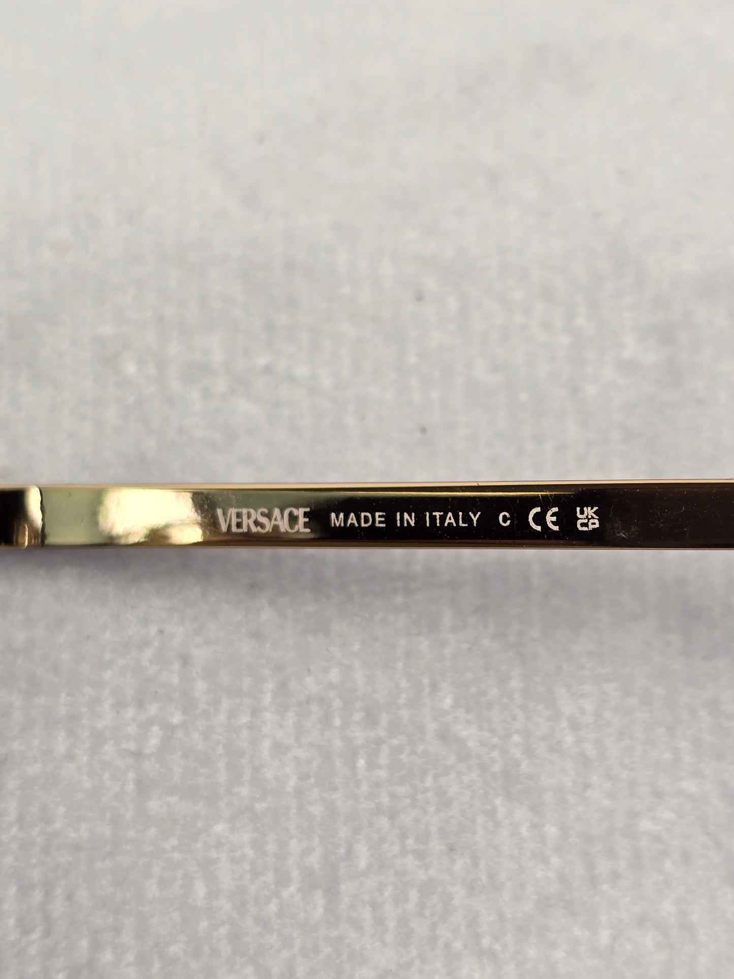 Versace Gold Medusa Focus Aviator Sunglasses