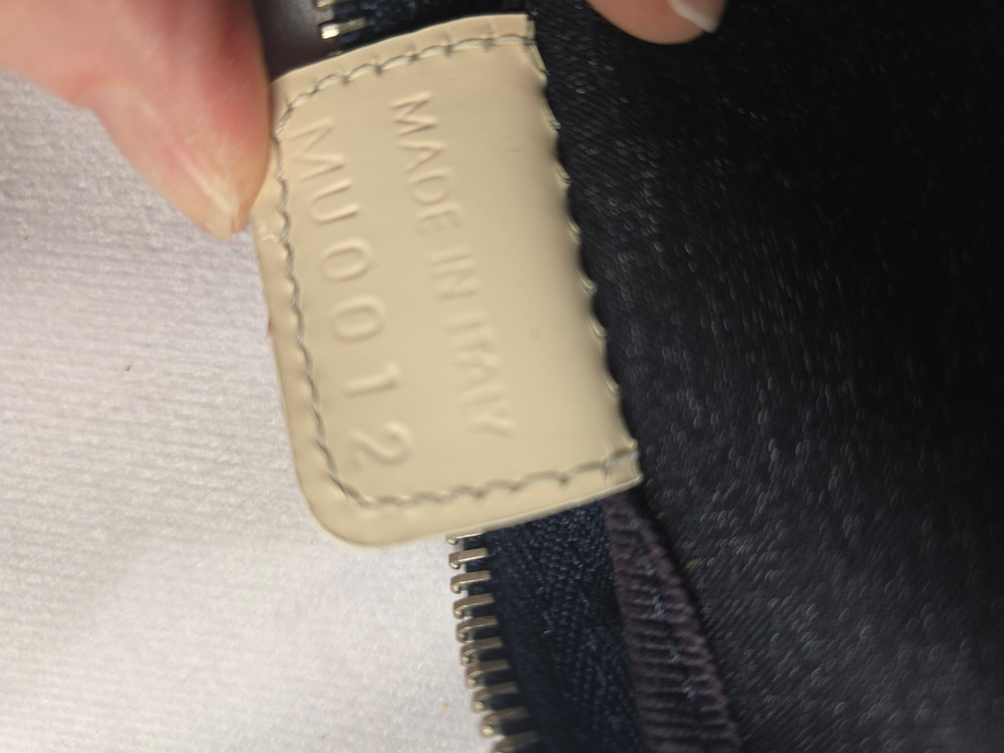 Christian Dior Trotter Blue Pouch/Cosmetic Bag
