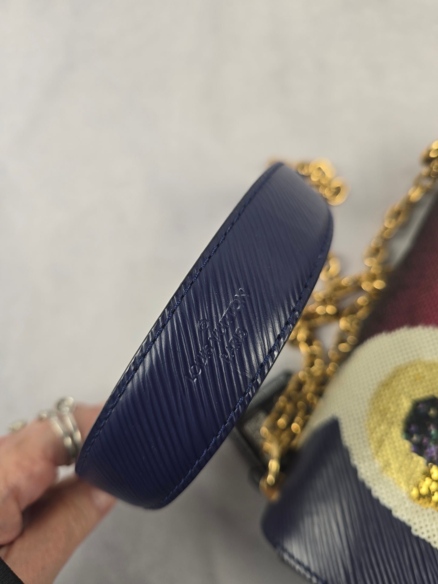 Louis Vuitton Epi Leather Night Bird Twist MM