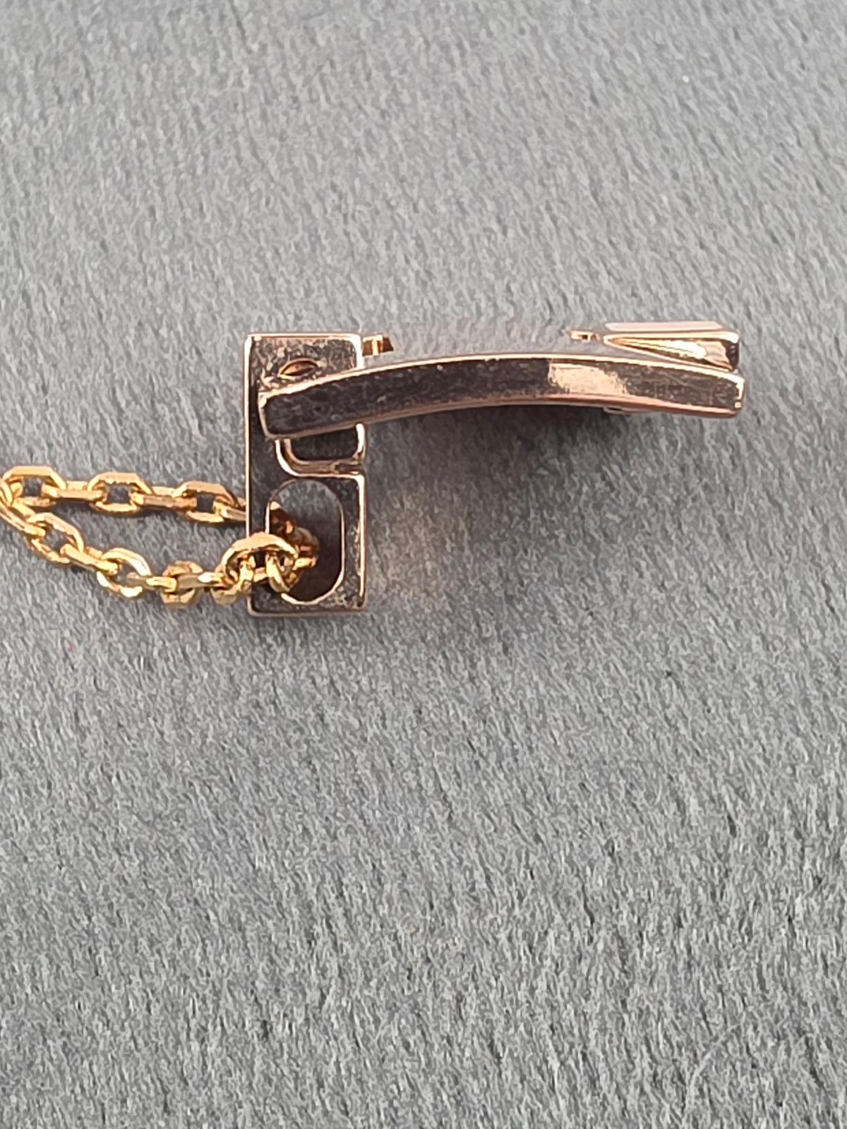 Hermès Eileen H Pendant Necklace, Rose Gold with Pink Enamel