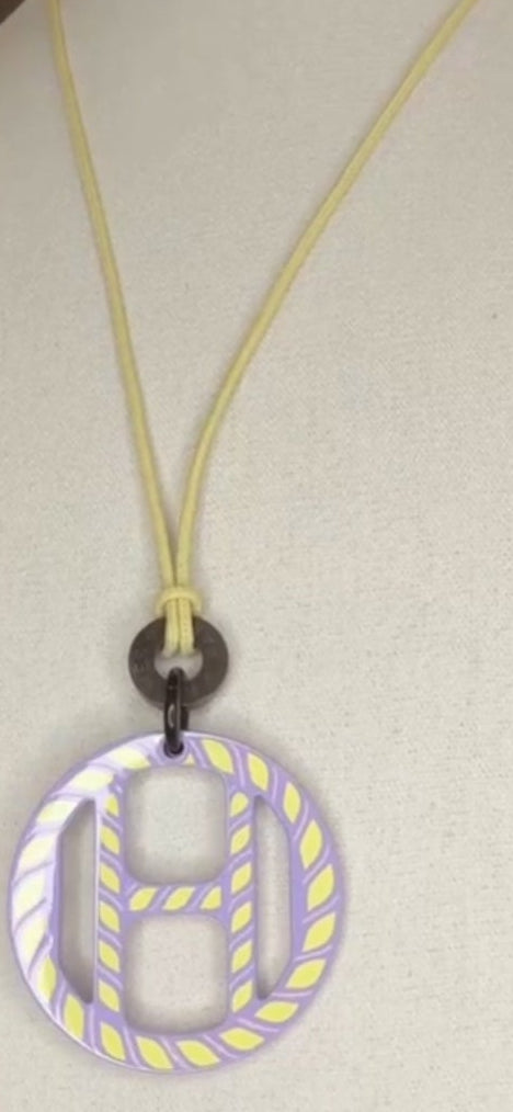 HERMES H EQUIPE NAUTIQUE PENDANT NECKLACE