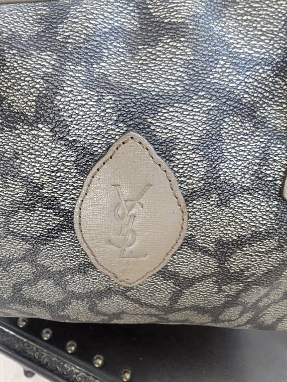 YSL Giraffe Pattern Boston Bag