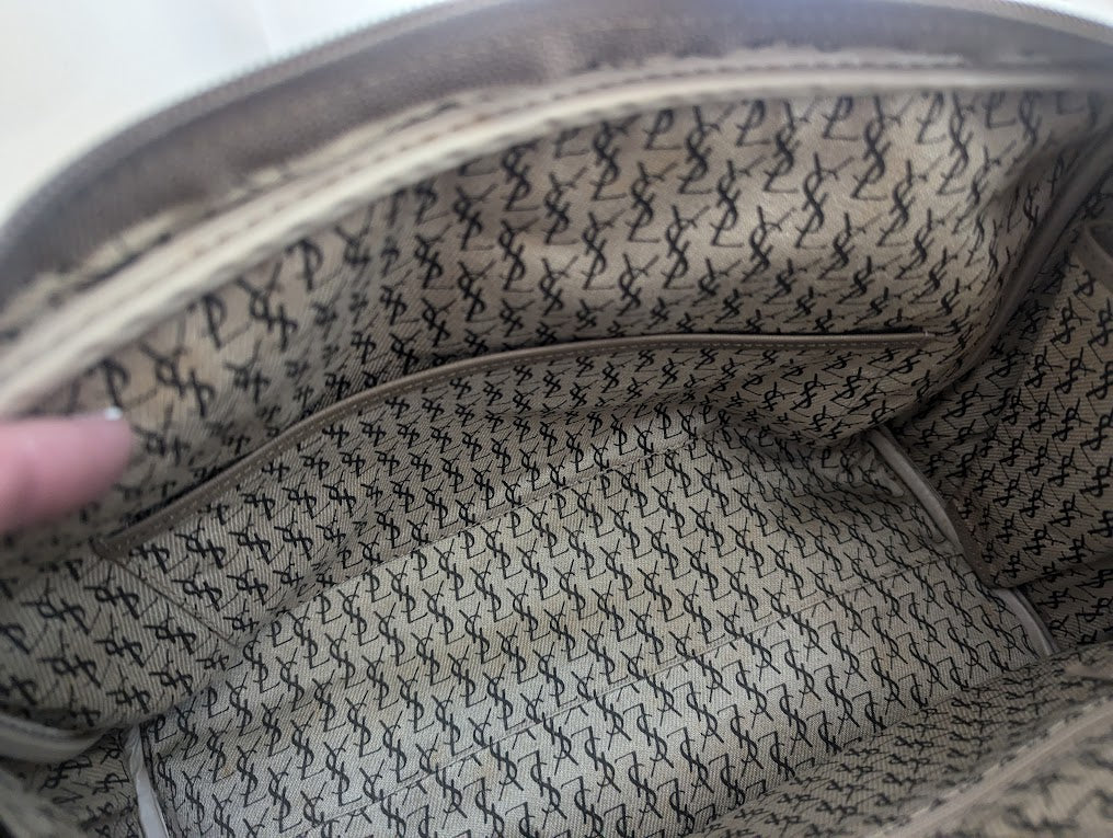 YSL Giraffe Pattern Boston Bag
