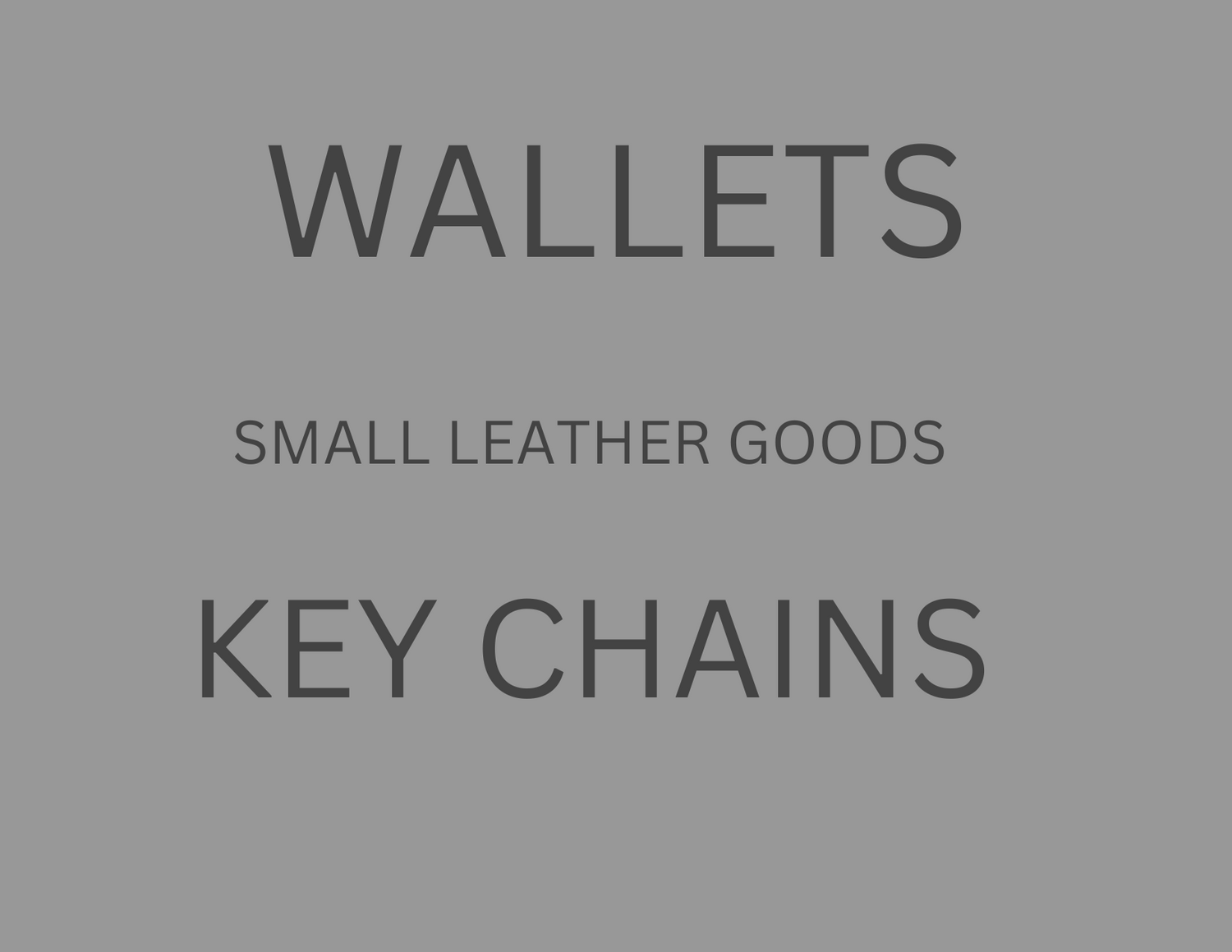 Wallets & Small Leather Goods