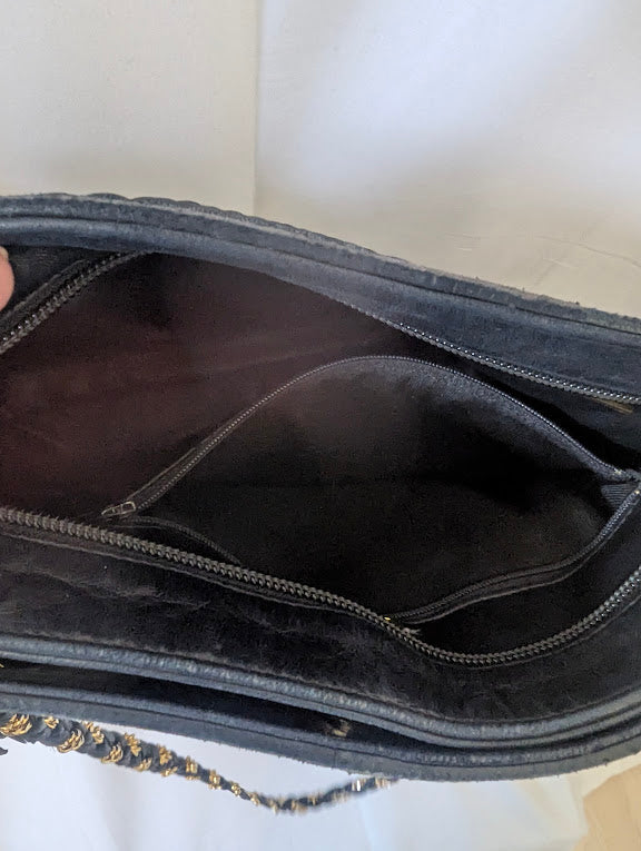 Bally Black Quilted Matelasse Shoulder Bag