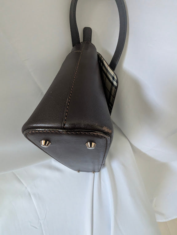 Burberry Brown Leather Shoulder Bag