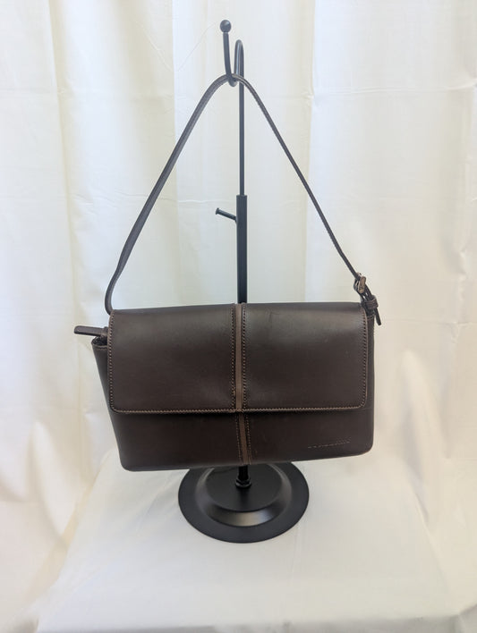 Burberry Brown Leather Shoulder Bag