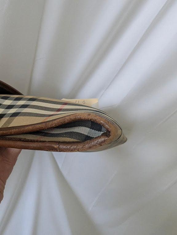 Burberry Large Envelope Style Nova Check Clutch | Document Portfolio