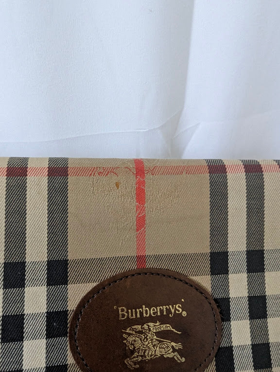 Burberry Large Envelope Style Nova Check Clutch | Document Portfolio