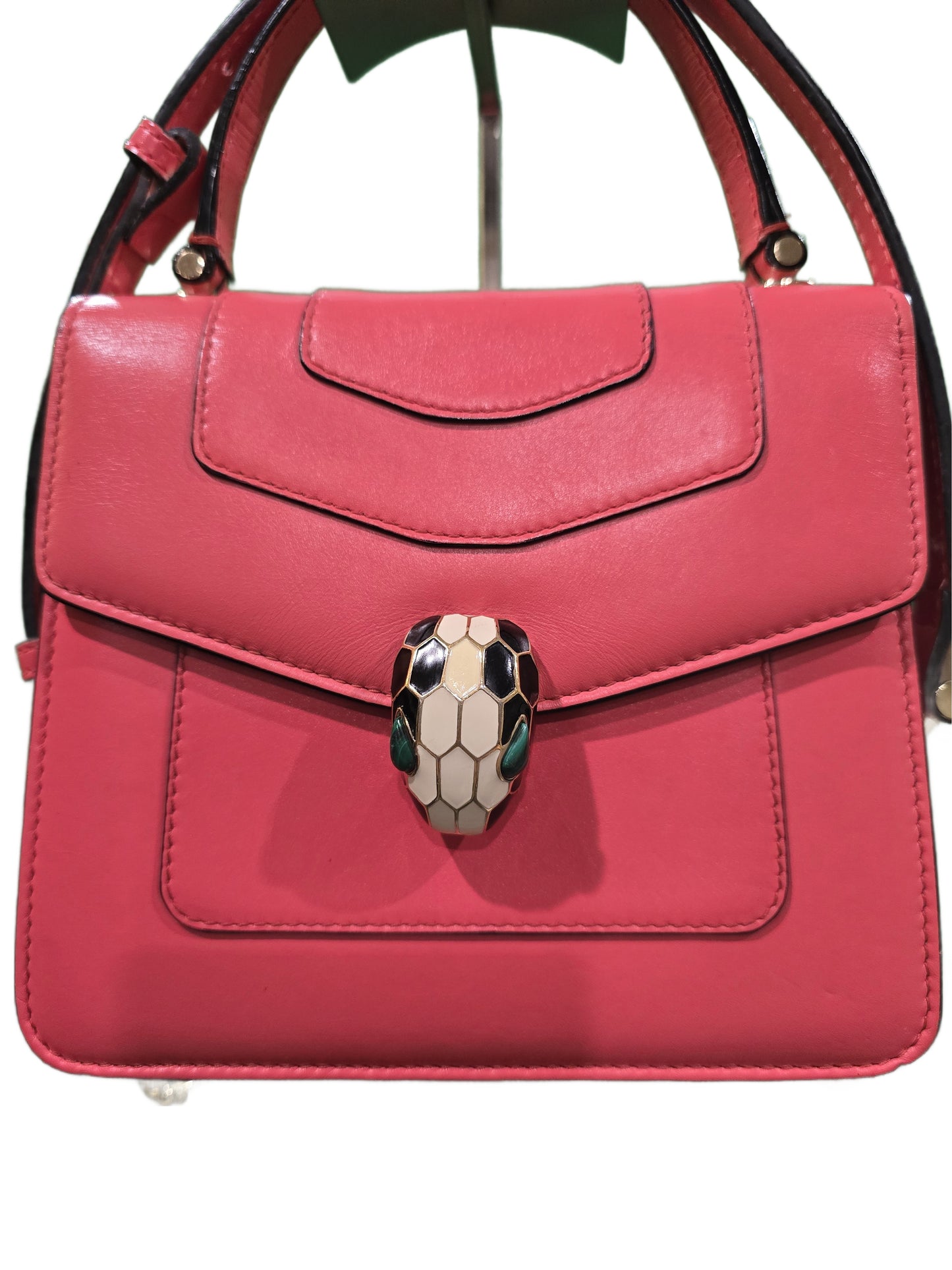 BVLGARI Serpenti Forever Flap Top Handle Bag w/ Shoulder Strap