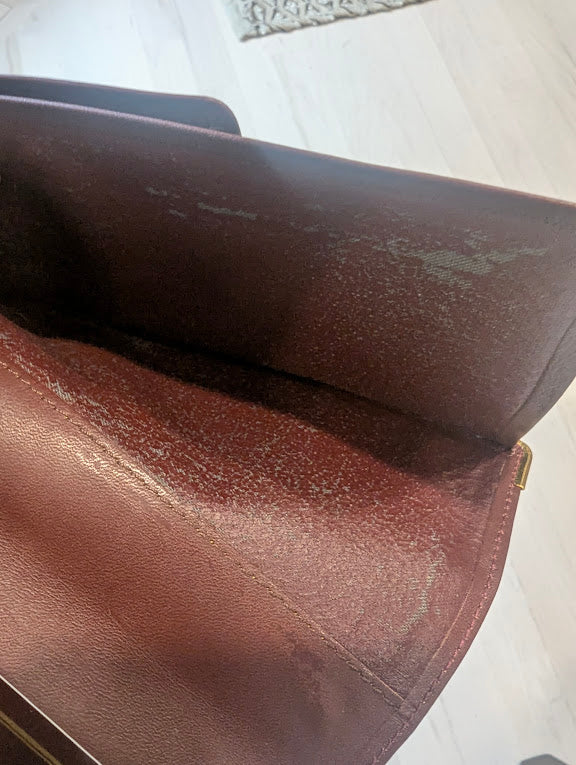 Cartier Bifold Burgandy Wallet in Box