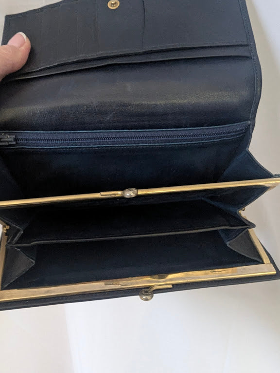 Celine Green Long Wallet