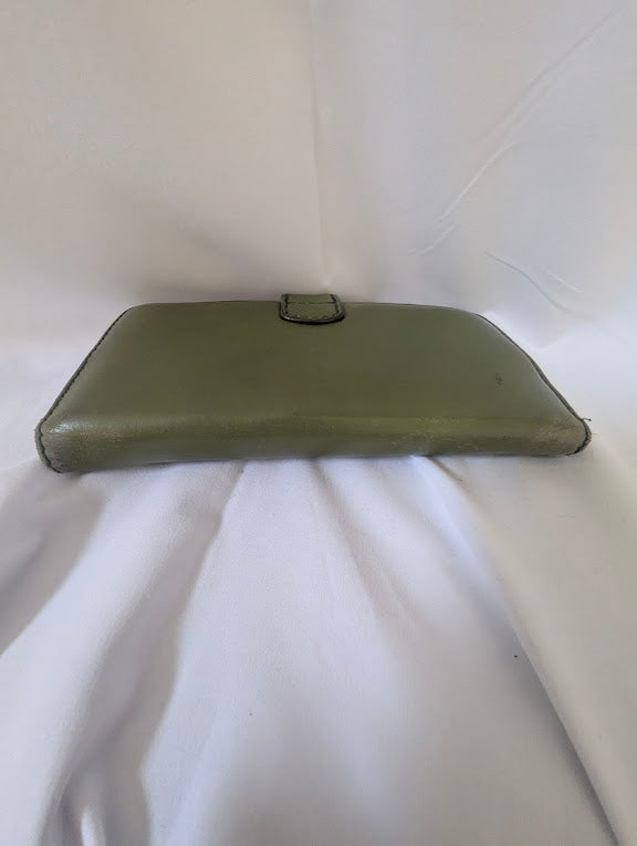 Celine Green Long Wallet
